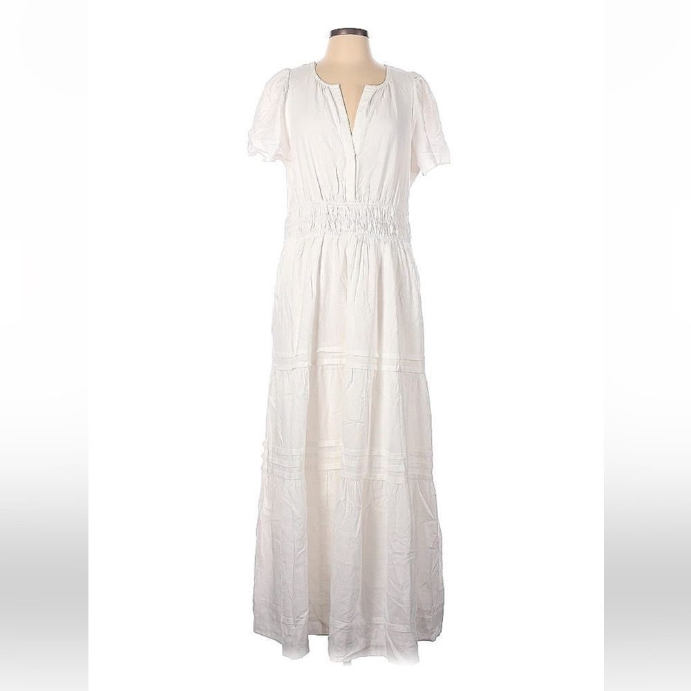 Anthropologie White Somerset Maxi Dress - Picture 2 of 10